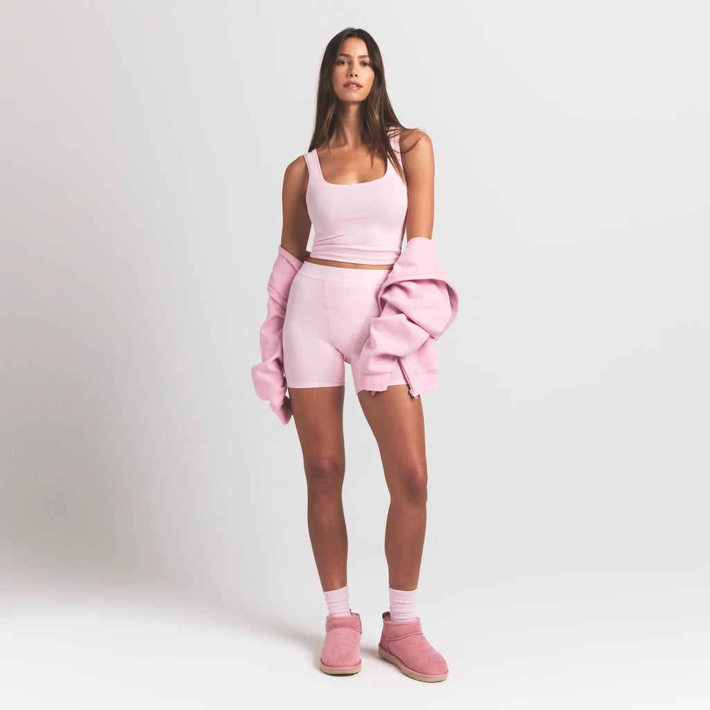 COTTON RIB TANK | CHERRY BLOSSOM