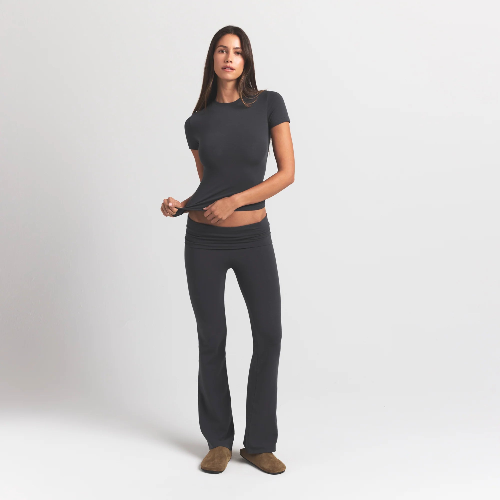 COTTON JERSEY T-SHIRT | ASH