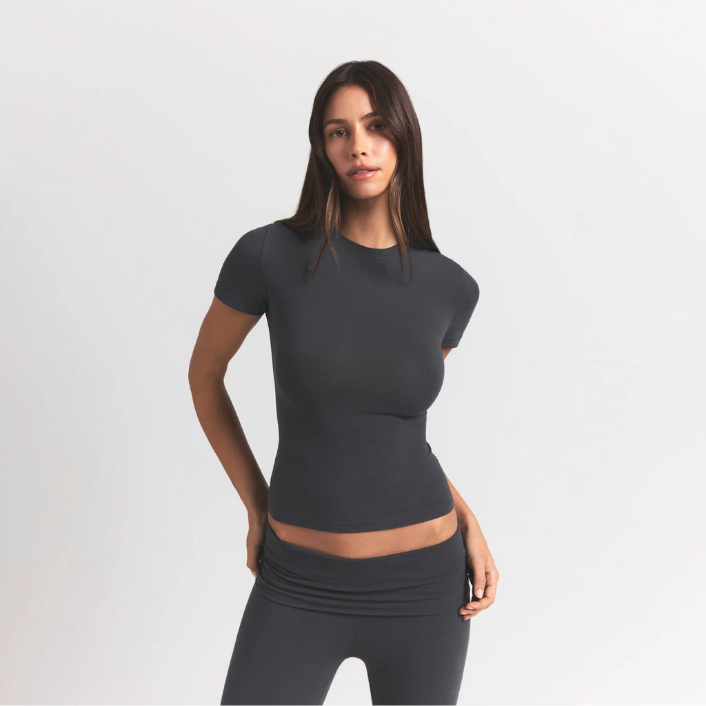 COTTON JERSEY T-SHIRT | ASH