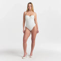 SKIMS BODY UNDERWIRE THONG BODYSUIT | IVORY