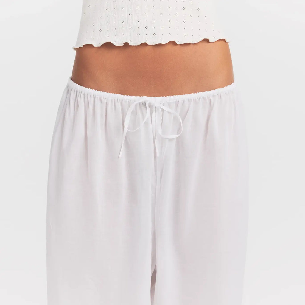 VOILE SLEEP BALLOON PANT | SNOW