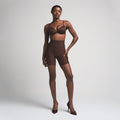 SKIMS BODY CORE SCULPT MID RISE SHORT | COCOA