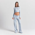SKIMS SLEEP STRAIGHT LEG PANT | ZEN BLUE
