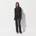 SLINKY KNIT LOW RISE PANT | OBSIDIAN