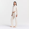 DRAPEY FRENCH TERRY STRAIGHT LEG PANT | BUFF