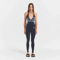 OUTDOOR HIGH-WAISTED LEGGING | NAVY WITH OPAL