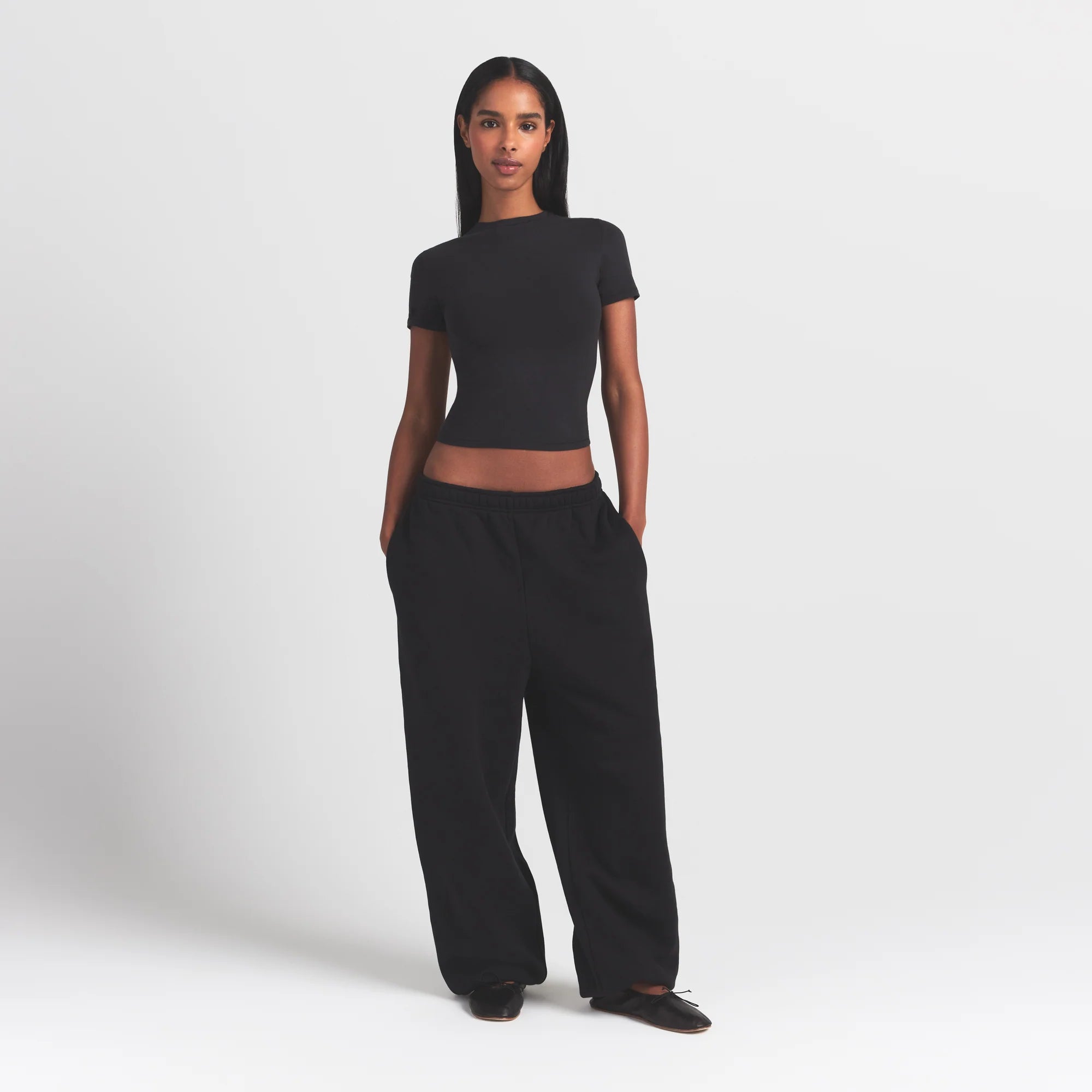 HEAVYWEIGHT FLEECE OVERSIZED JOGGER | ONYX