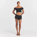 POPLIN APPAREL SHORT | ONYX