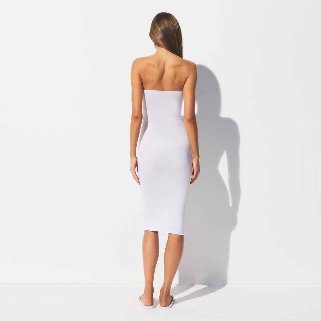 COTTON COVER-UPS TUBE DRESS | AIRBRUSH BEACH SCENE