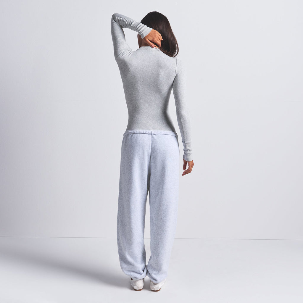 COTTON FLEECE CLASSIC JOGGER | LIGHT HEATHER GREY
