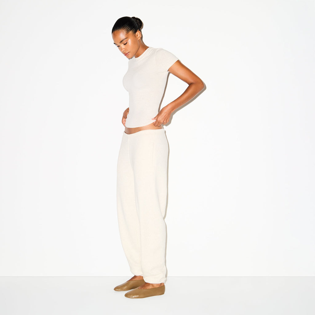 COTTON FLEECE CLASSIC JOGGER | OATMEAL HEATHER