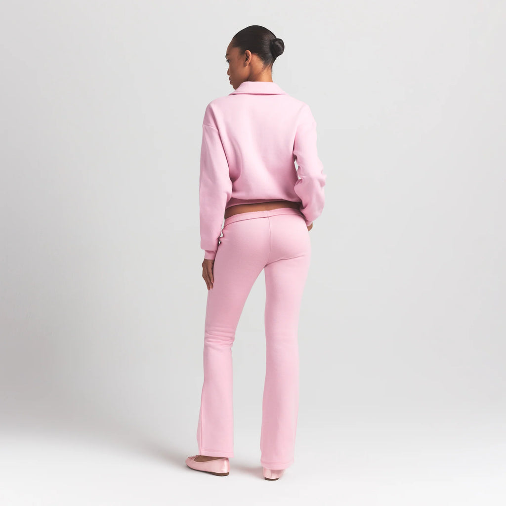 COTTON FLEECE POLO SWEATSHIRT | HALITE