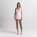 SKIMS SLEEP LACE MINI DRESS | BLOOM
