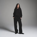 COTTON FLEECE CLASSIC HOODIE | ONYX