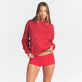 COTTON FLEECE CLASSIC HOODIE | WASHED RED