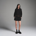 COTTON FLEECE CLASSIC CREWNECK | ONYX