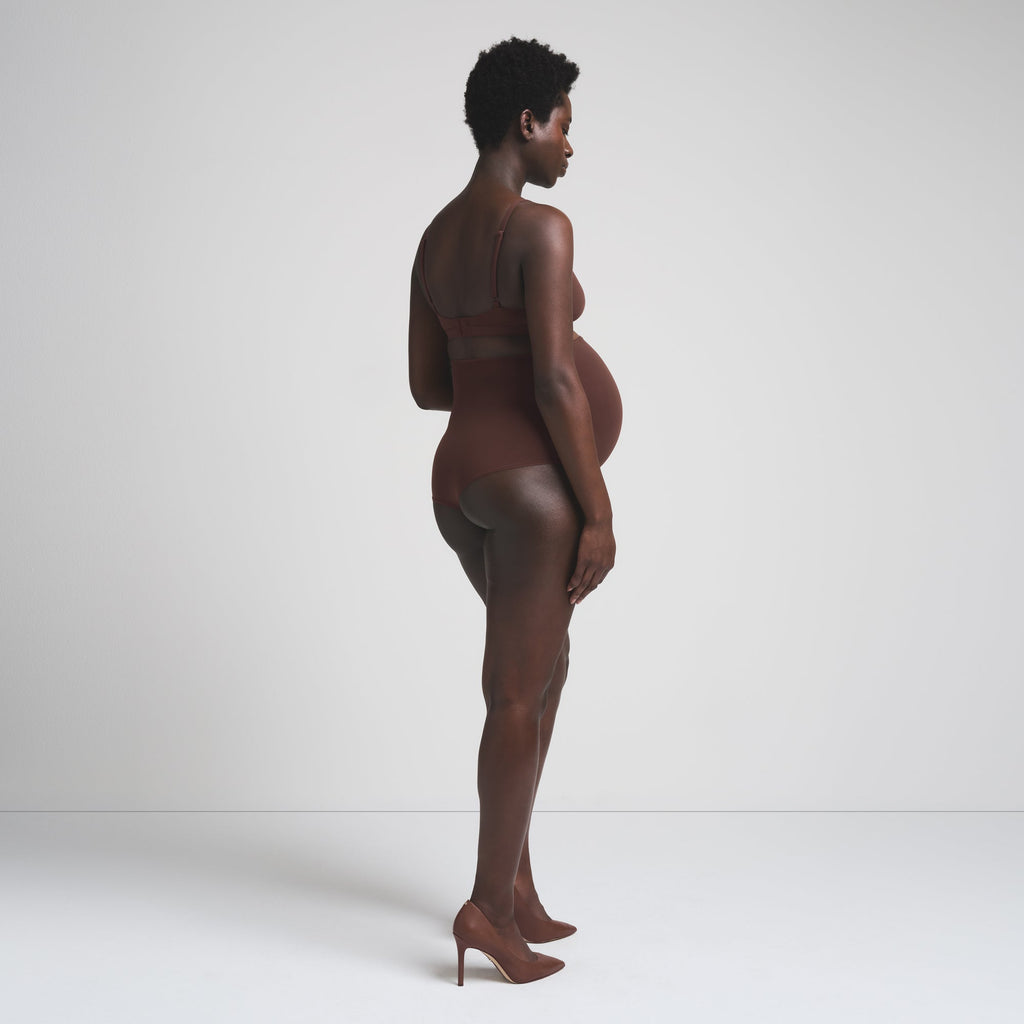 FITS EVERYBODY MATERNITY HIGH-WAISTED BRIEF | COCOA