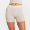 COTTON RIB BOXER | STONE