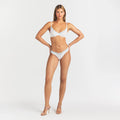 FITS EVERYBODY LACE DIPPED THONG | SLATE PIN DOT PRINT
