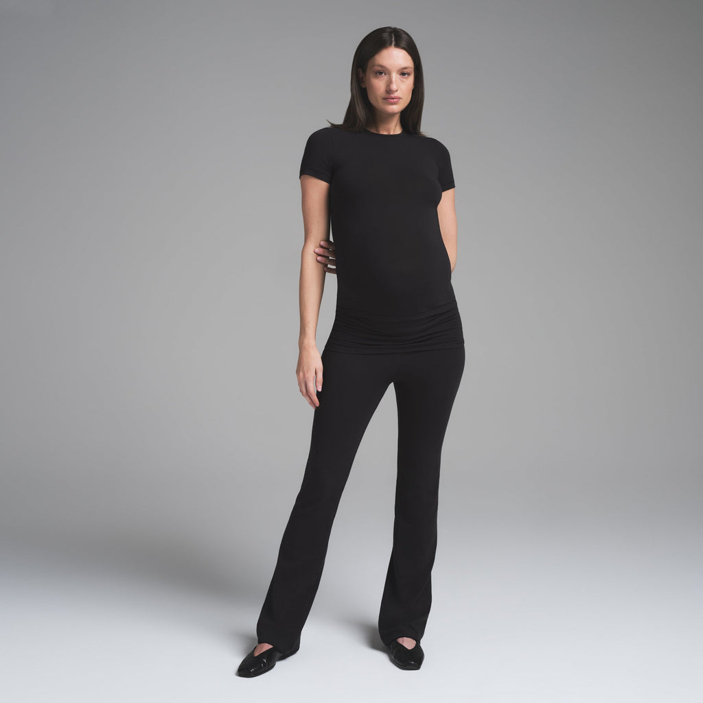 COTTON JERSEY MATERNITY FOLDOVER PANT | SOOT