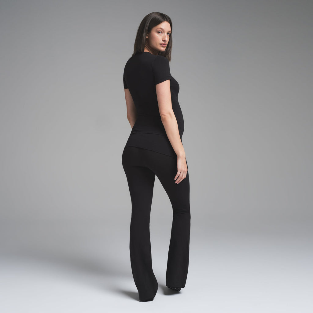 COTTON JERSEY MATERNITY FOLDOVER PANT | SOOT