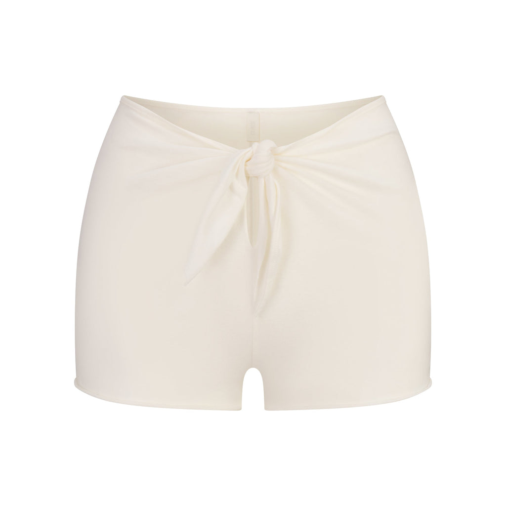 COTTON COVER-UPS SHORT | EGRET