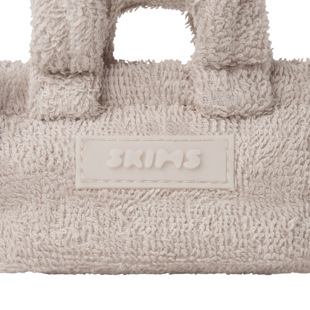 TERRY MICRO TOTE KEYCHAIN | STONE