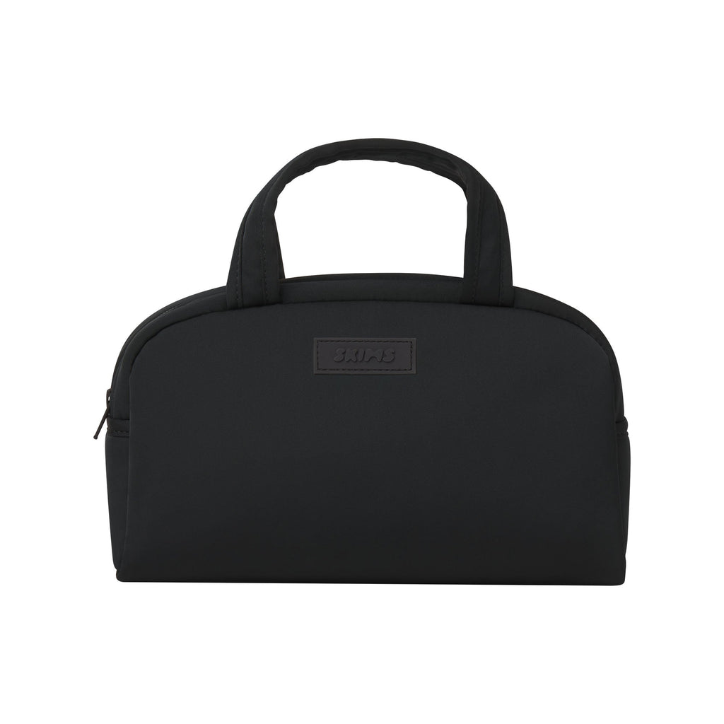SKIMS ACCESSORIES SATIN MINI DUFFLE BAG | ONYX