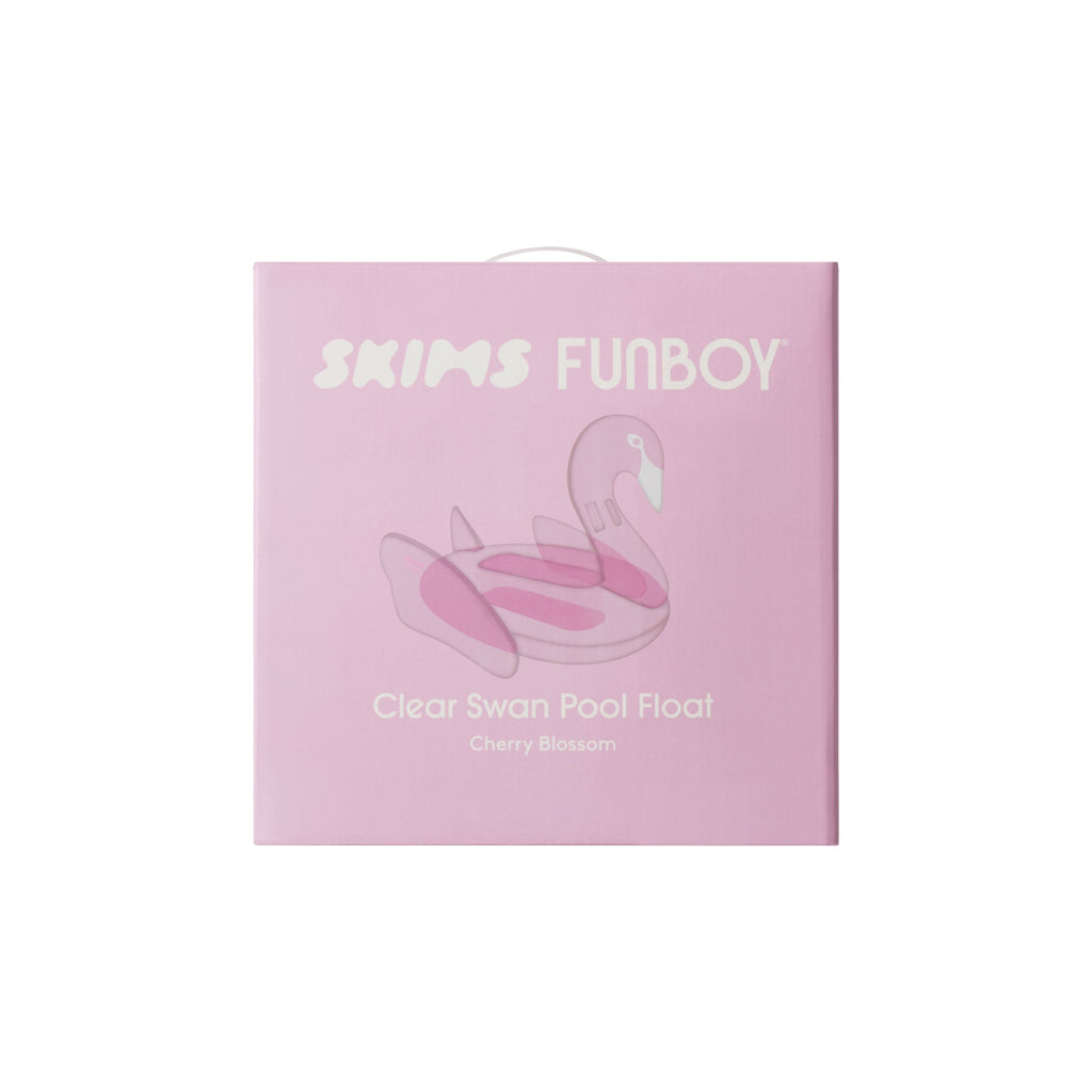FUNBOY X SKIMS SWAN POOL FLOAT | CHERRY BLOSSOM