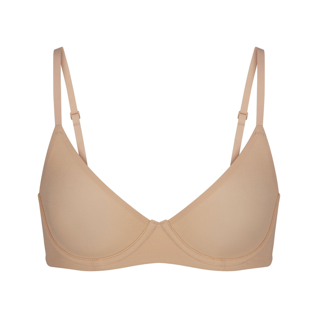 FITS EVERYBODY UNLINED DEMI BRA | CLAY