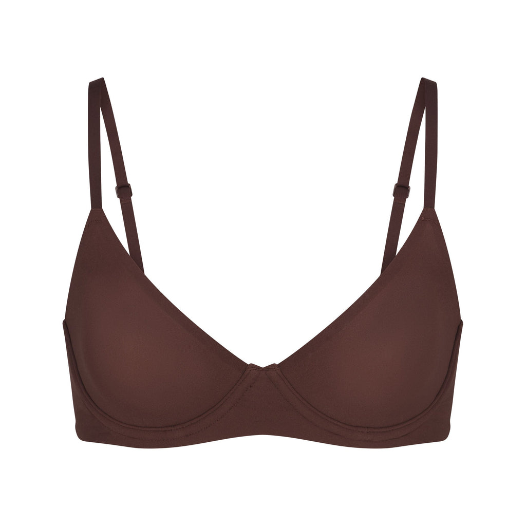 FITS EVERYBODY UNLINED DEMI BRA | COCOA