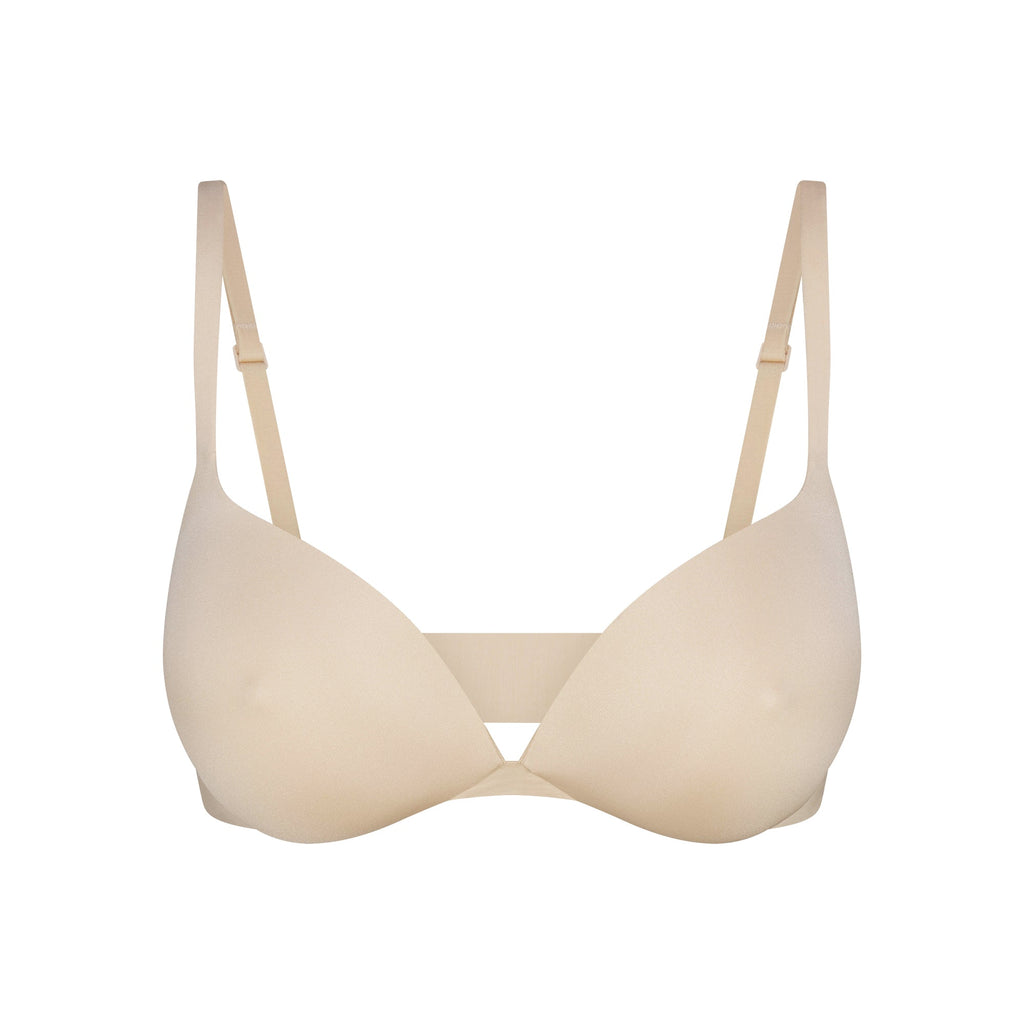 SKIMS ULTIMATE NIPPLE WIRELESS PUSH-UP BRA | SAND
