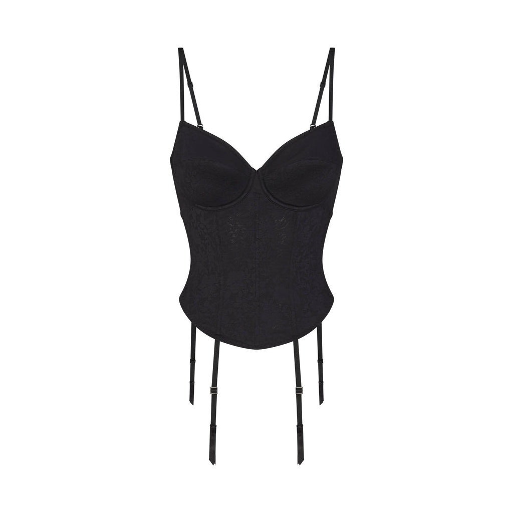 LACE SHAPEWEAR CORSET | ONYX