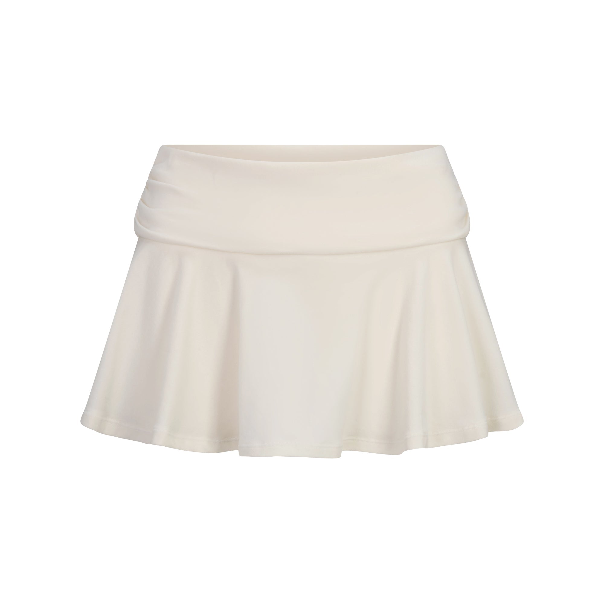 COTTON JERSEY FOLDOVER MINI SKORT | MARBLE
