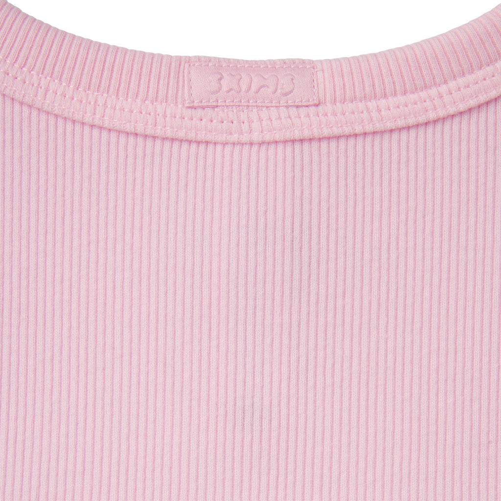 COTTON RIB T-SHIRT | CHERRY BLOSSOM