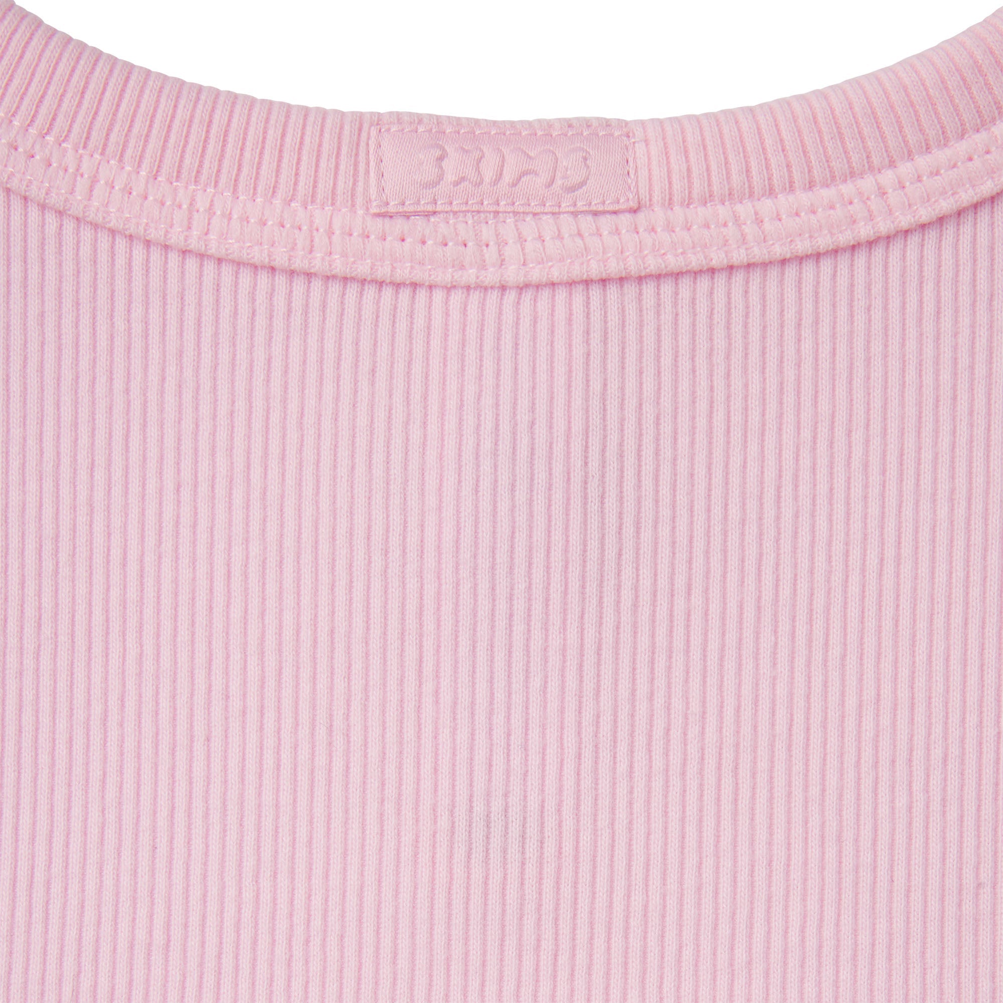 COTTON RIB T-SHIRT | CHERRY BLOSSOM