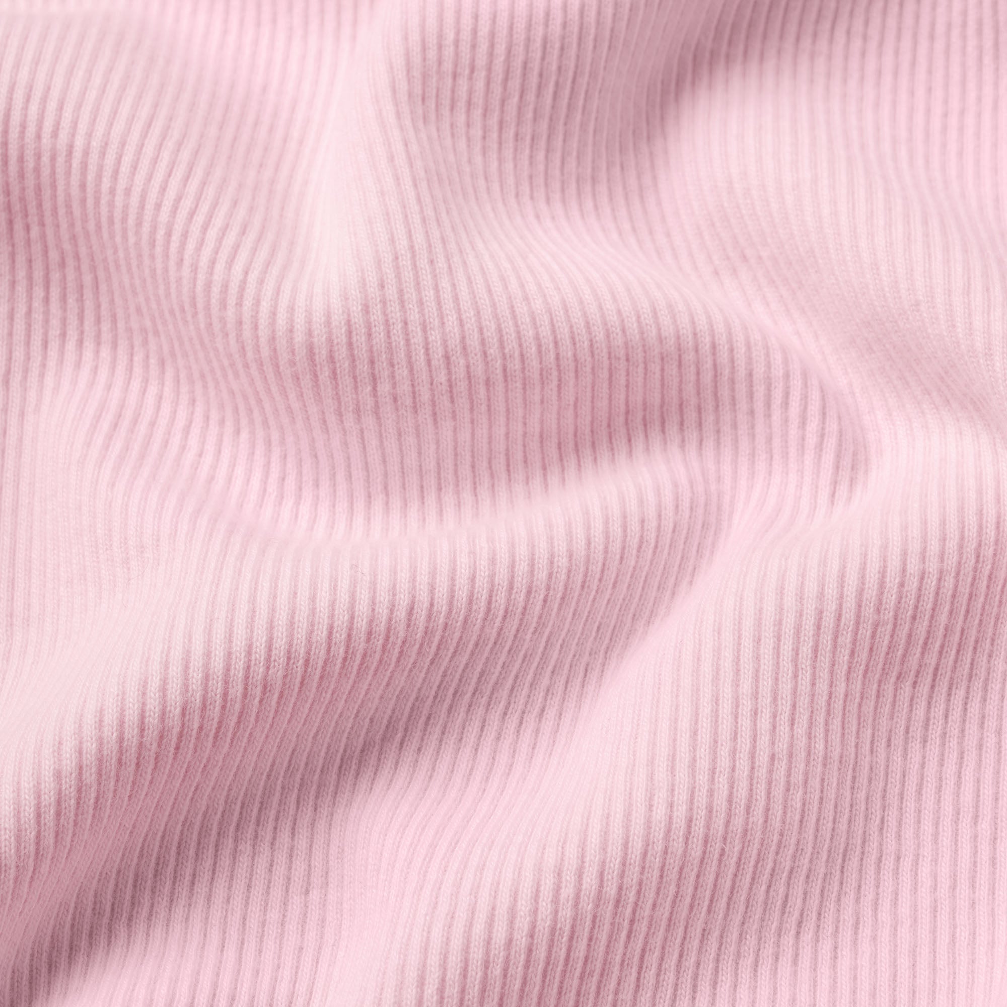 COTTON RIB T-SHIRT | CHERRY BLOSSOM