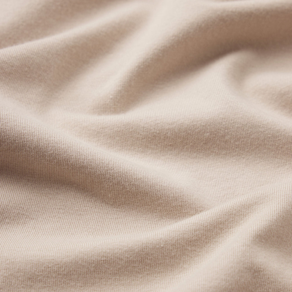 COTTON RIB T-SHIRT | STONE