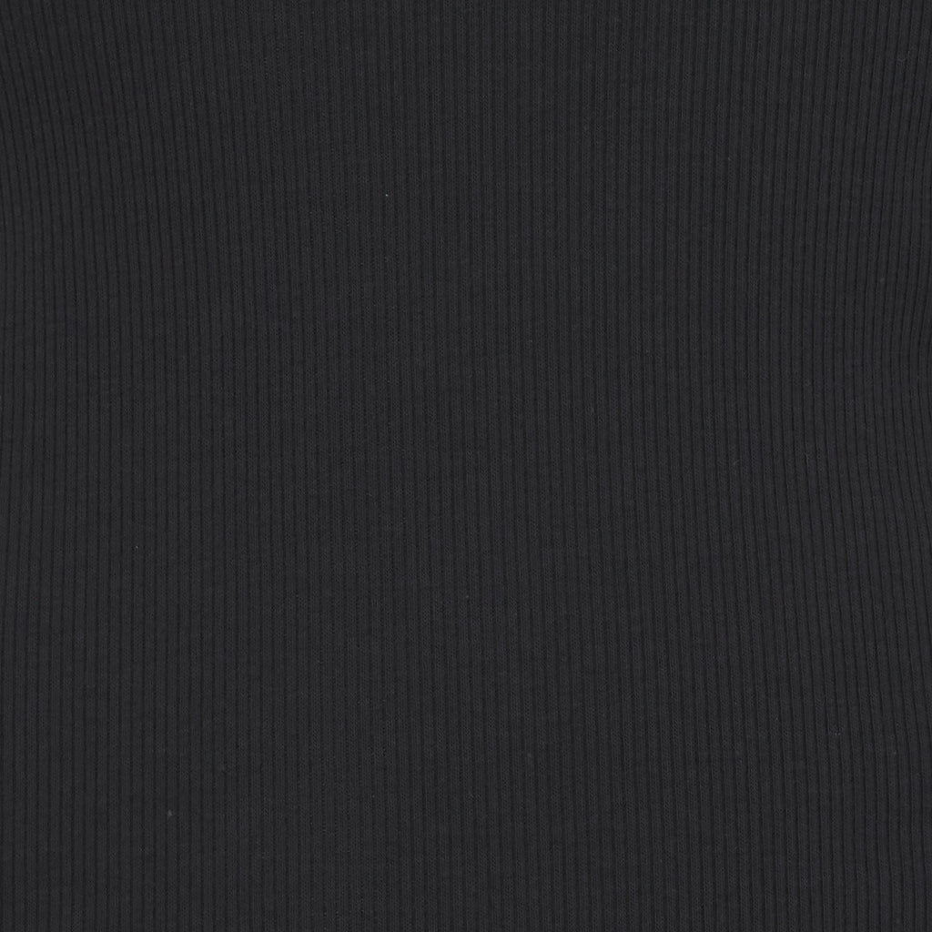 COTTON RIB T-SHIRT | SOOT
