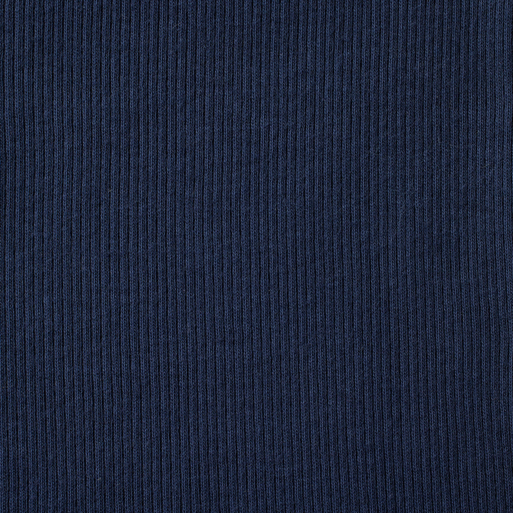 COTTON RIB LOOSE SHORT | NAVY