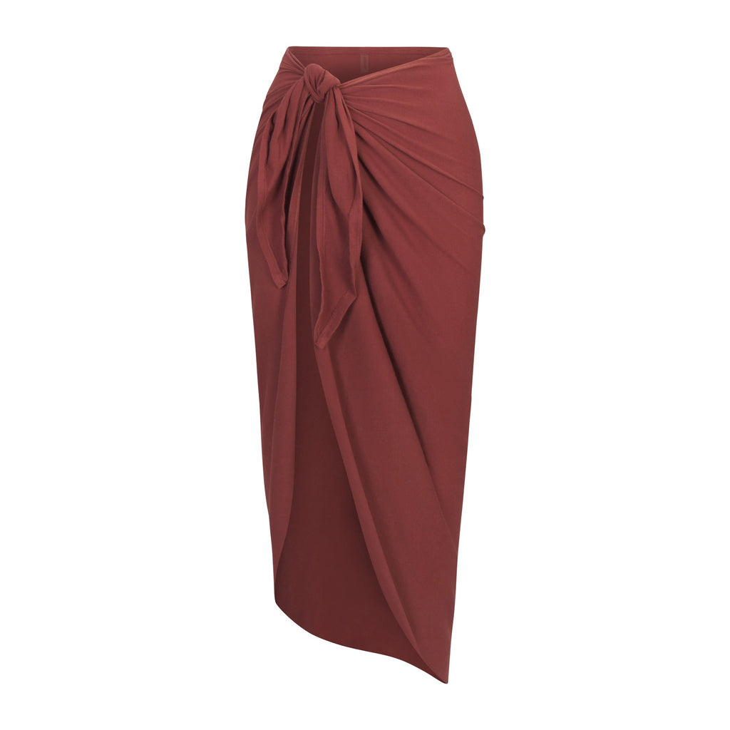 COTTON COVER-UPS TIE SARONG | HENNA