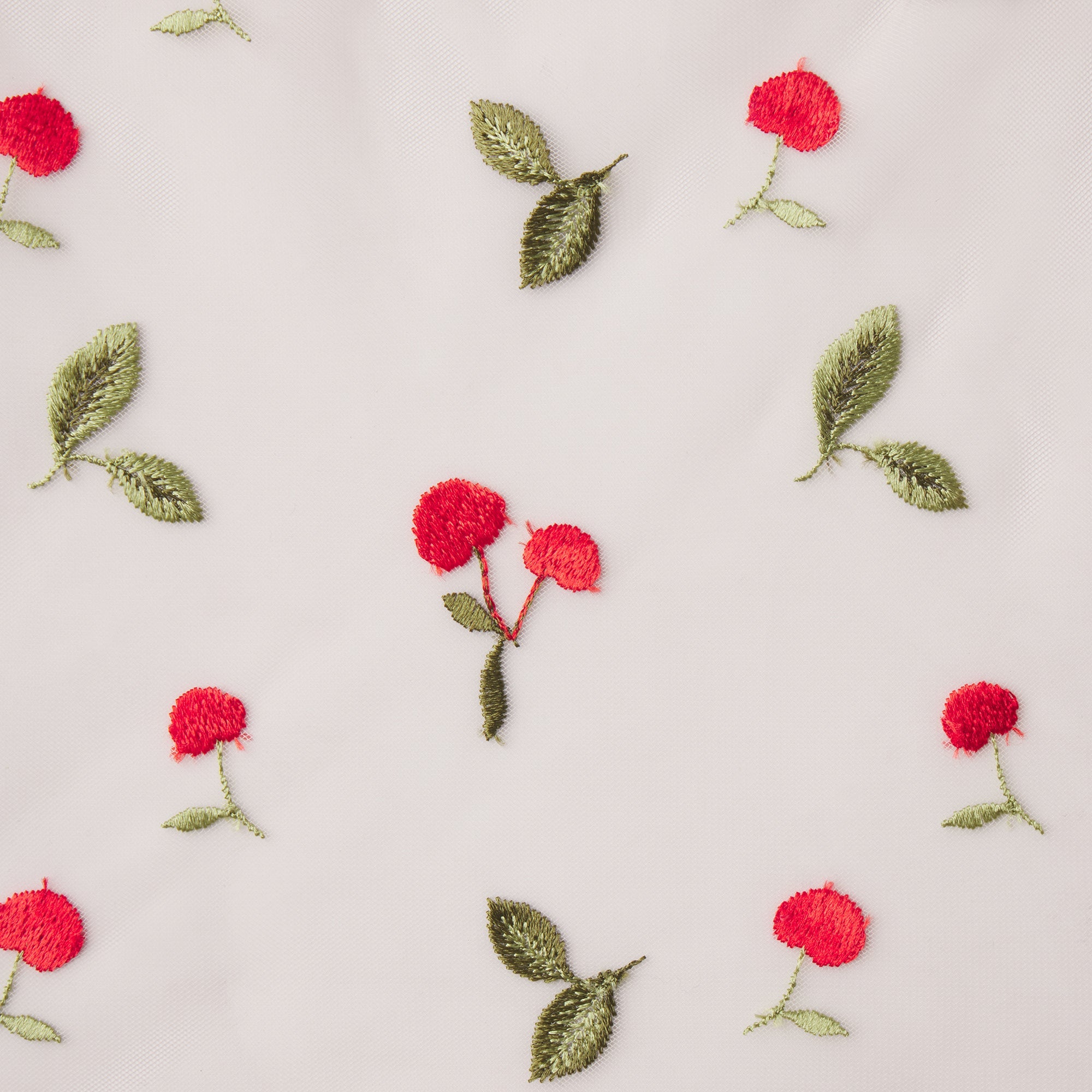 EMBROIDERED TULLE SKIMPY BRA | PRIMROSE CHERRY TULLE