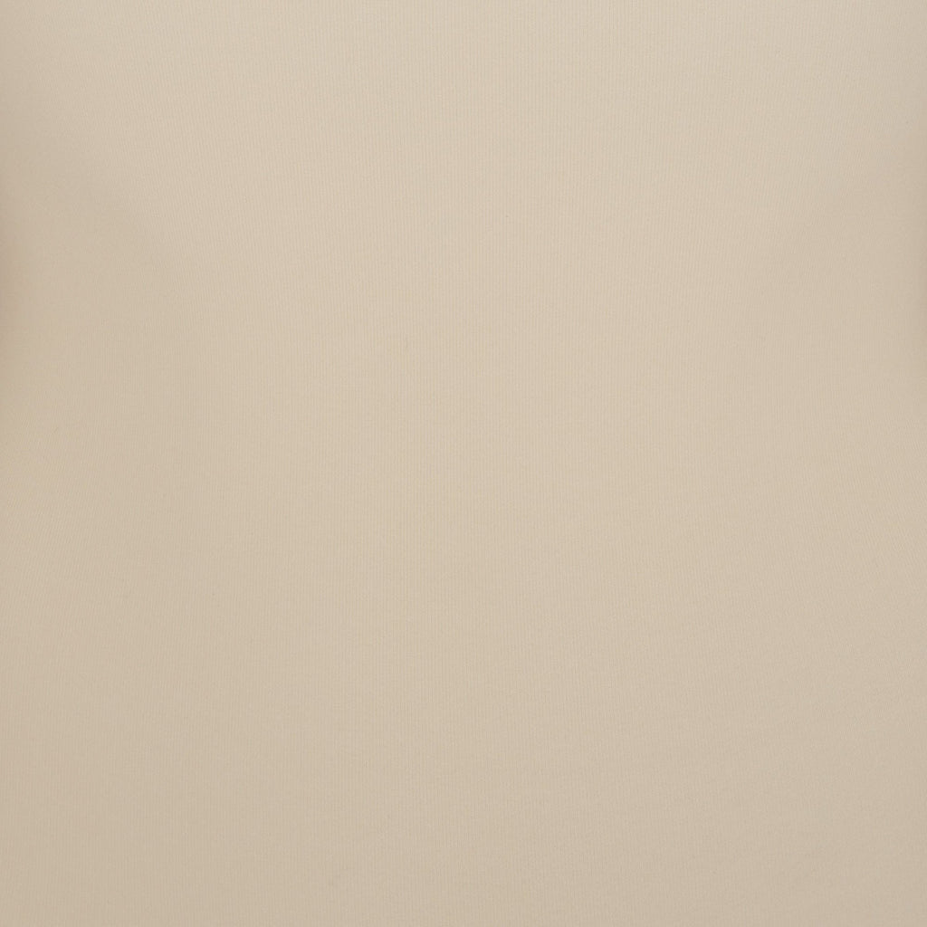 SHEER SEAMLESS HIGH-WAISTED MID THIGH SHORT | SAND