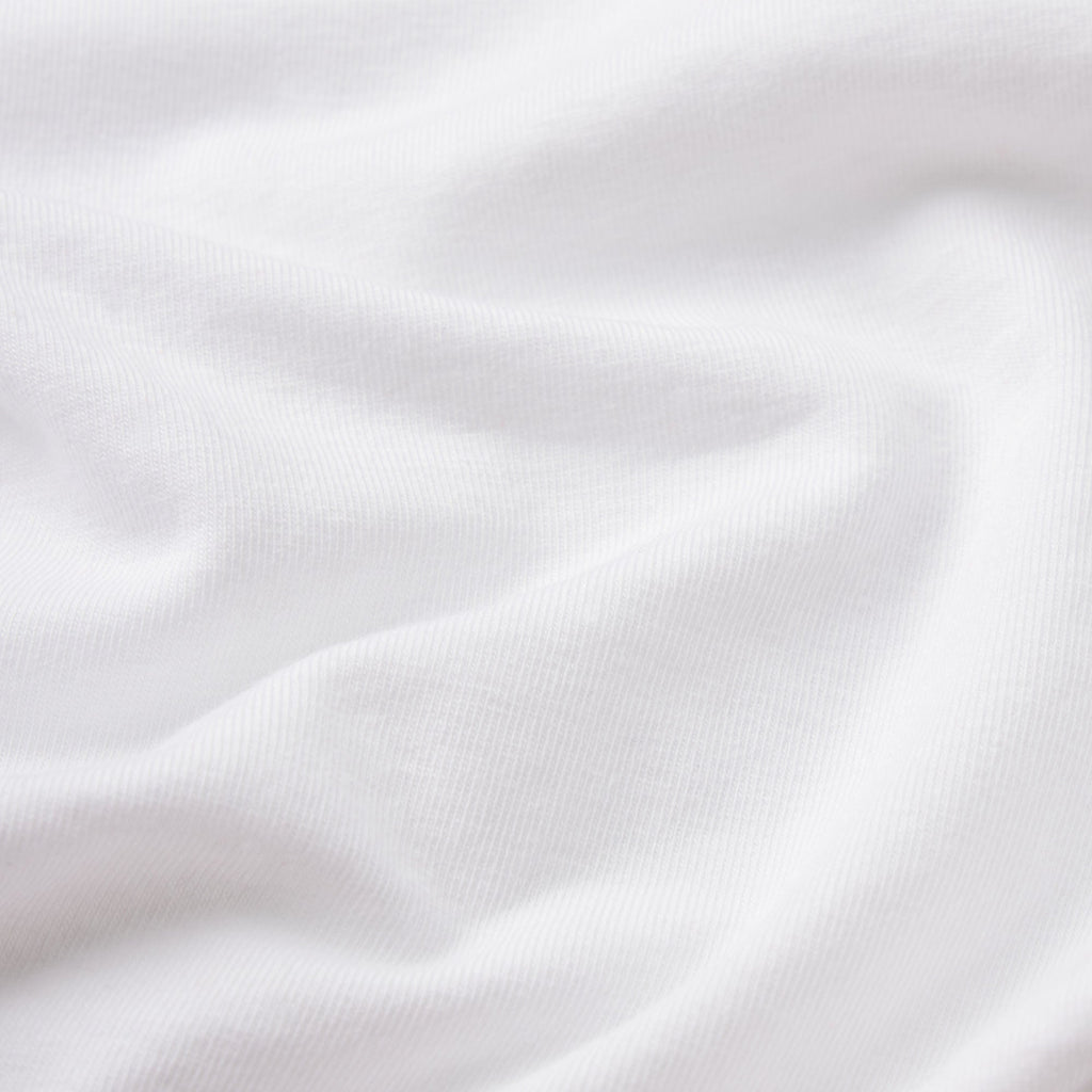 LIGHTWEIGHT COTTON LOGO PICOT HIPSTER | SNOW