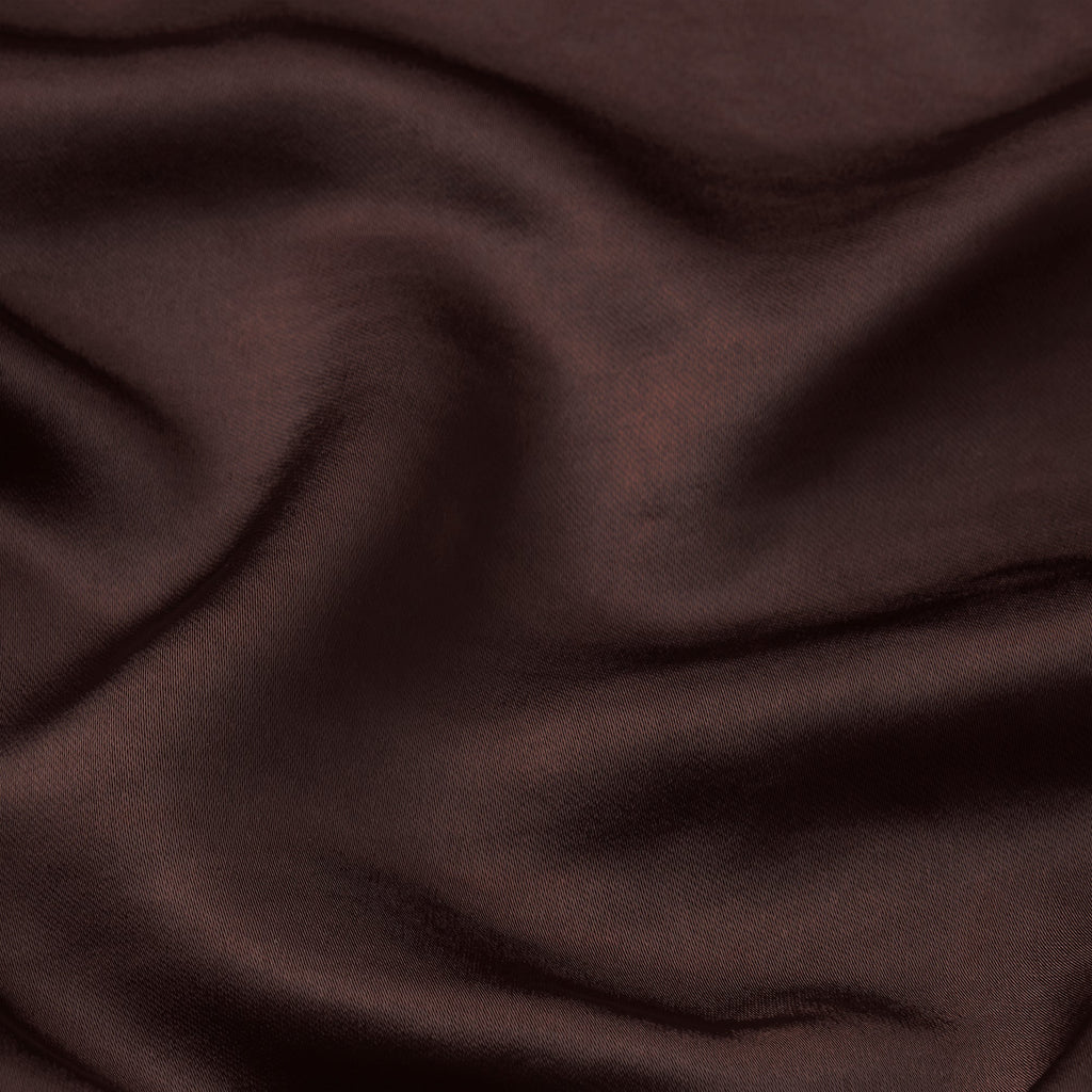 LIGHTWEIGHT SATIN STRAIGHT LEG PANT | ESPRESSO