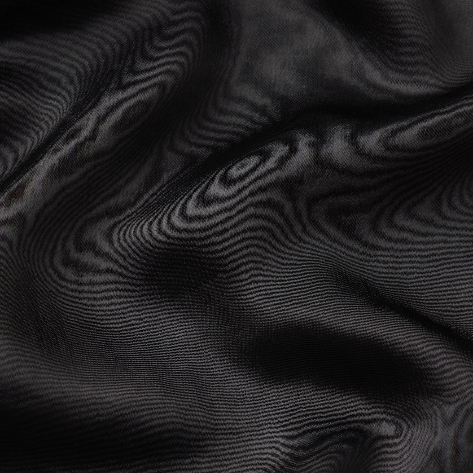 LIGHTWEIGHT SATIN OVERSIZED SHIRT | OBSIDIAN