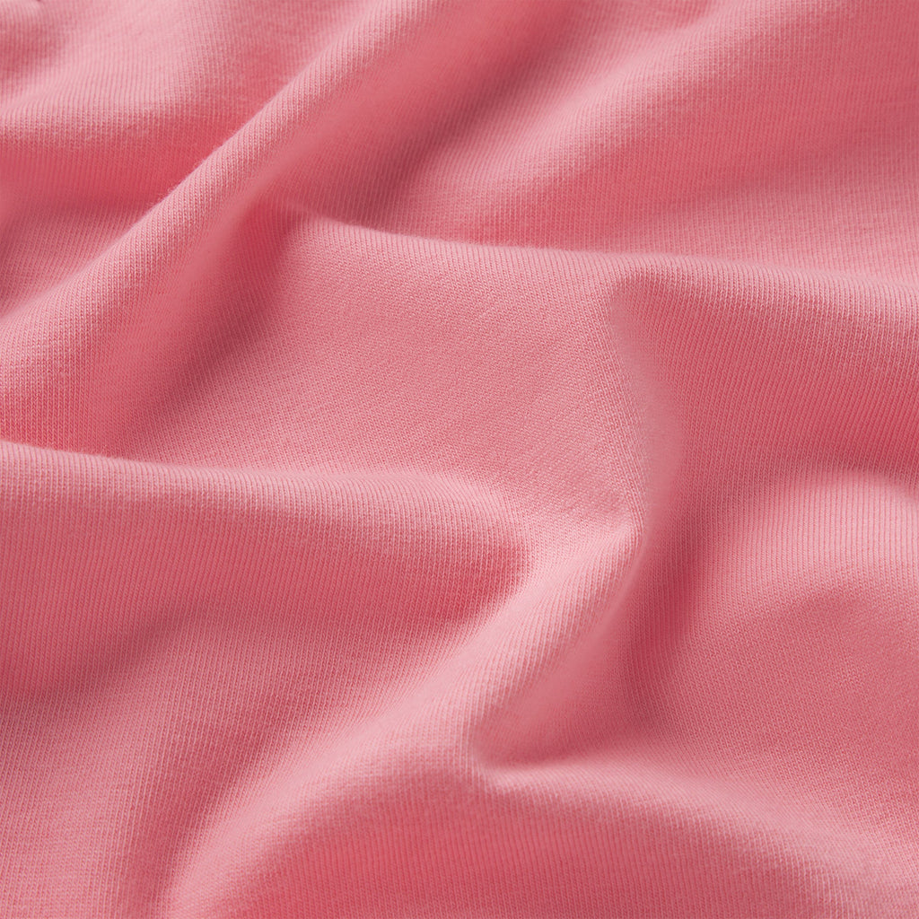 LIGHTWEIGHT COTTON LOGO PICOT THONG | MELON TONAL