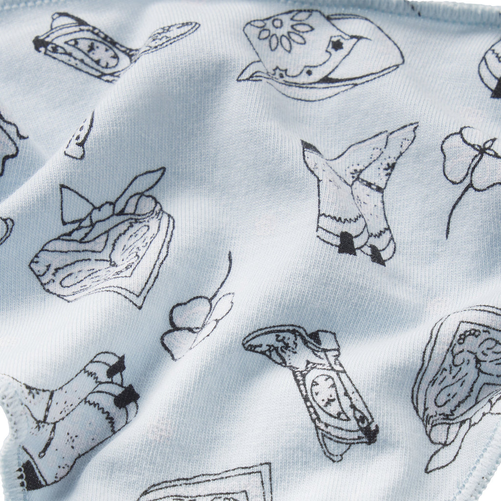 LIGHTWEIGHT COTTON RUCHED BACK HIPSTER 10-PACK | DAINTY FLORAL MULTI