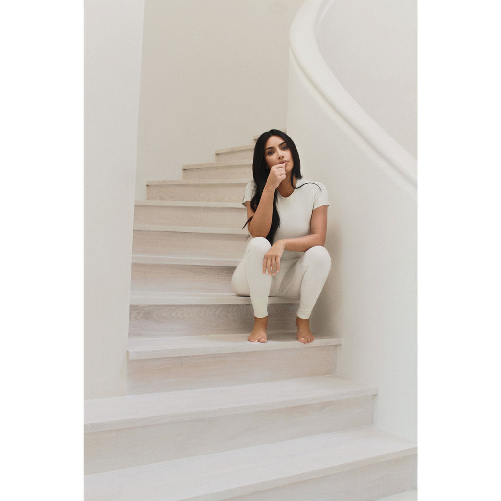 COTTON RIB LEGGING | MINERAL
