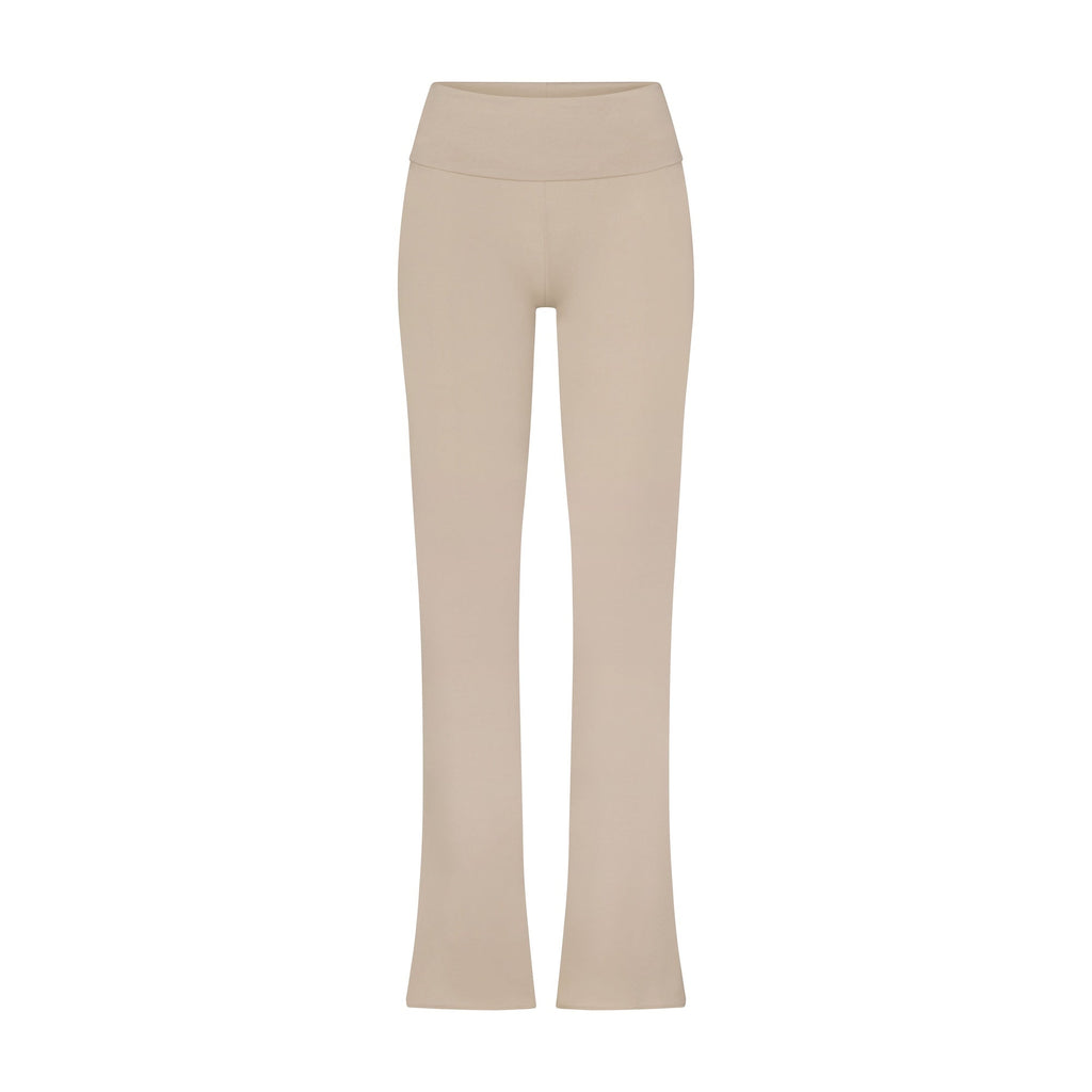 COTTON JERSEY FOLDOVER PANT | STONE